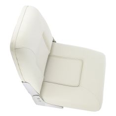 First Mate – Klappbarer Sitz mit Luxuspolsterung – Grey White mit hellgrauen Nähten