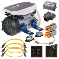 E-LINE Elektro-Inbordmotor-Starterpaket 6 kW, 48 VDC (max. Eingang 7.3 kW), empfohlen für Boote bis ca. 7 m / 3 Tonnen