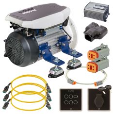 E-LINE Elektro-Inbordmotor-Starterpaket 7.5 kW, 48 VDC (max. Eingang 10.2 kW), empfohlen für Boote bis ca. 9 m / 5 Tonnen