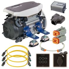 E-LINE Elektro-Inbordmotor-Starterpaket 10 kW, 48 VDC (max. Eingang 13.3 kW), empfohlen für Boote bis ca. 11 m / 7 Tonnen