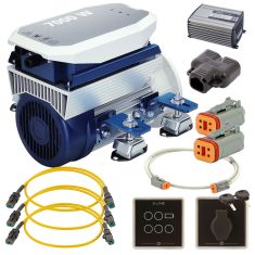 E-AIR elektrisches luftgekühltes Inbordmotor-Starterpaket 7.1 kW, 48 VDC (max. Eingang 7.1 kW / 8.6 kW Spitze), empfohlen für Boote bis ca. 8 m / 3 Tonnen