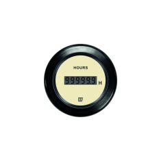 Hour counter Cream 12/24 V, 52mm