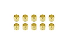 Replacement Brass Compression Olive  (10x) tube D 10mm L=10,4mm