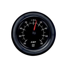 Amp meter 80 Amp Black 12/24 V, 52mm