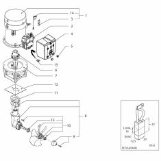 Vetus BOW1604DE (24 volt) Spare Parts