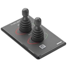 Bedienpaneel Typ ‘Sport’ mit zwei Joysticks für Bug- und Heckschraube mit Zeitverzögerung, 12/24 Volt