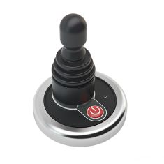 Rundes Bugschrauben Paneel mit Joystick und Zeitverzögerung, in Ø 52 mm, 12/24 V