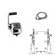 Vetus EC4 Elektronische Motorsteuerung für 1 Motor und 2 Steuerstände - Mechanisches Getriebe / Gas - Bundle