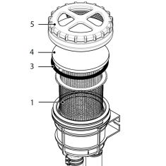 Ersatzteile für Vetus Wassersieb FTR330M