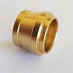 Replacement Brass Compression Olive  (10x) tube D 10mm L=10,4mm