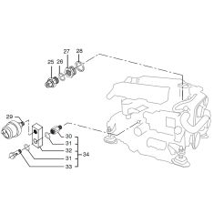 M4-Adapteræt für Öl- und Temperatursensoren