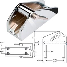 Hebelversion Kettenstopper 10mm