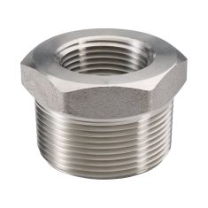 Bushing hex AISI 316 male - female G3/8" - G1/4''