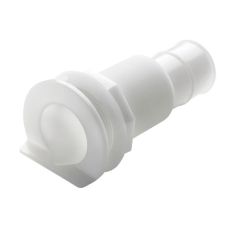 Delrin (Plast) Borddurchlässe 90° Flansch - für Schlauch Ø25 mm (1&#34;)