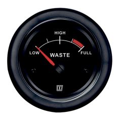 Waste level black 12/24 V