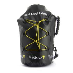 Yellow V Dry bag type "Tube" black, 15ltr.