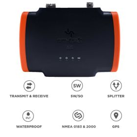 em-trak B953 "SOTDMA" AIS Transponder Klasse B mit 5W Sendeleistung und Antennensplitter