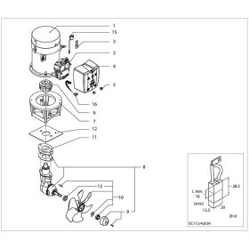 Vetus BOW2204DE (24 volt) Spare Parts