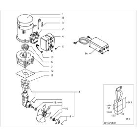 Vetus BOW28548 B,C,D (48 volt) Spare Parts