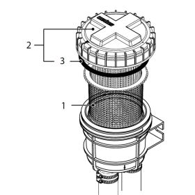 Ersatzteile für Vetus Wassersieb FTR330