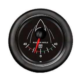 Rudder indicator Black 12/24 V, 52mm