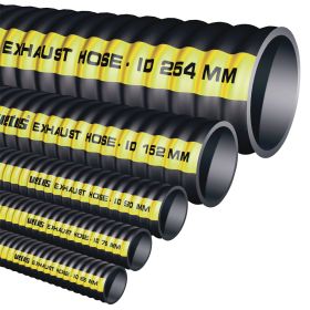 Ø60 mm Gummi-Auspuffschlauch - sehr elastisch - Lloyds reg. SAE J2006 R2 Standard