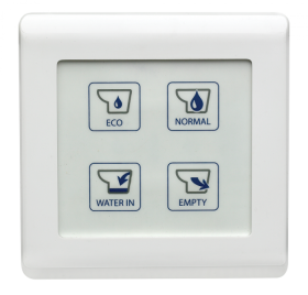elektronisches Bedienfeld für Toiletten TMW 12 / 24 Volt
